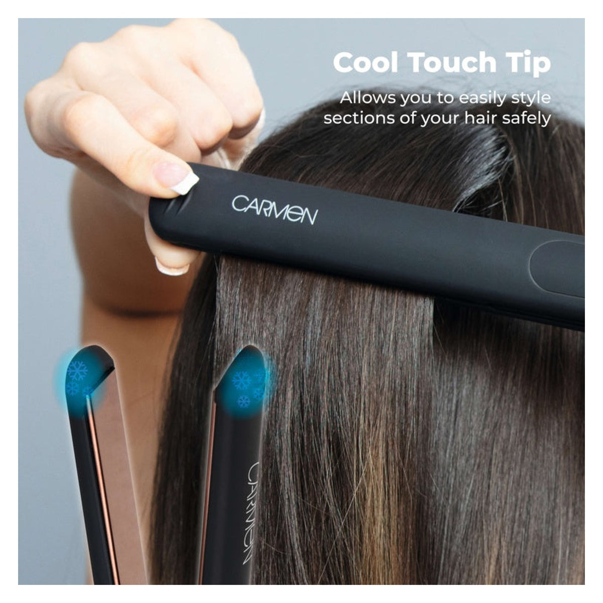 Carmen Noir 11 black hair straightener, view 5