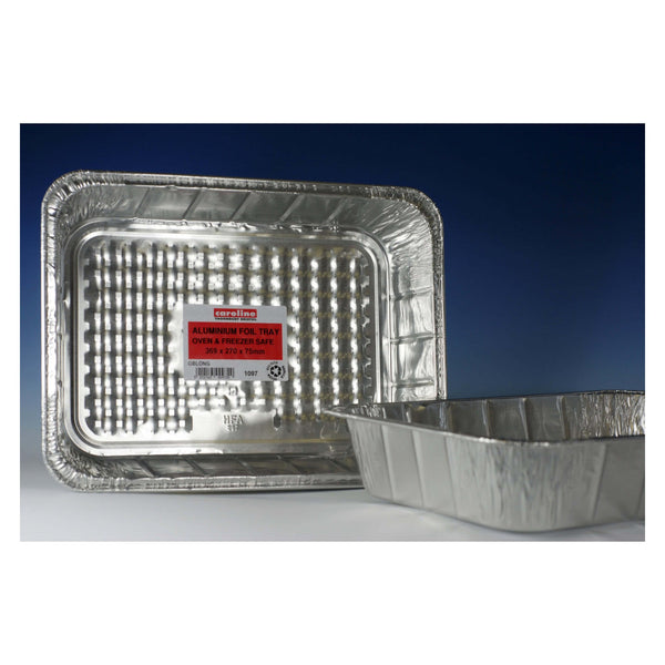 Caroline oblong aluminium foil tray 369 x 270 x 75mm