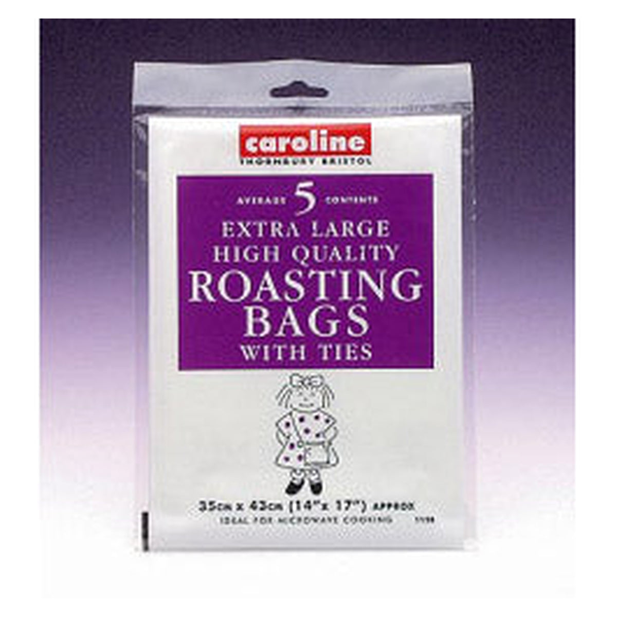 Pack of 5 Caroline large roasting bags