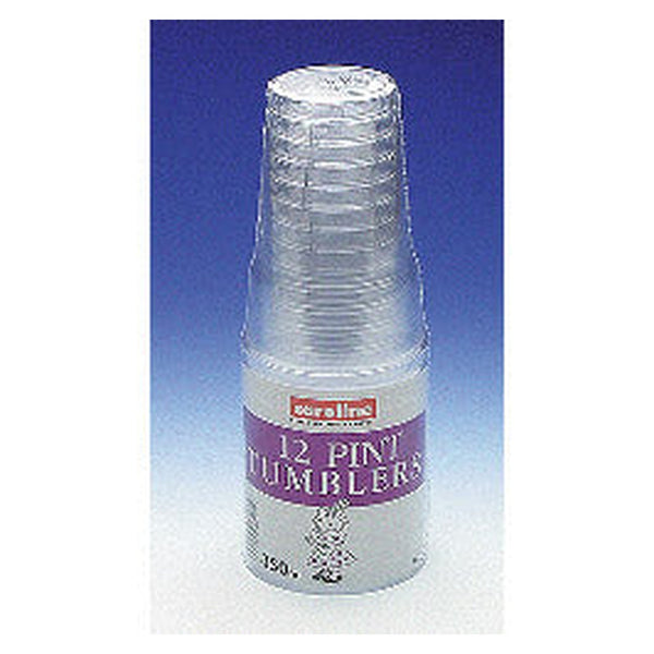 Caroline pint tumblers, pack of 12