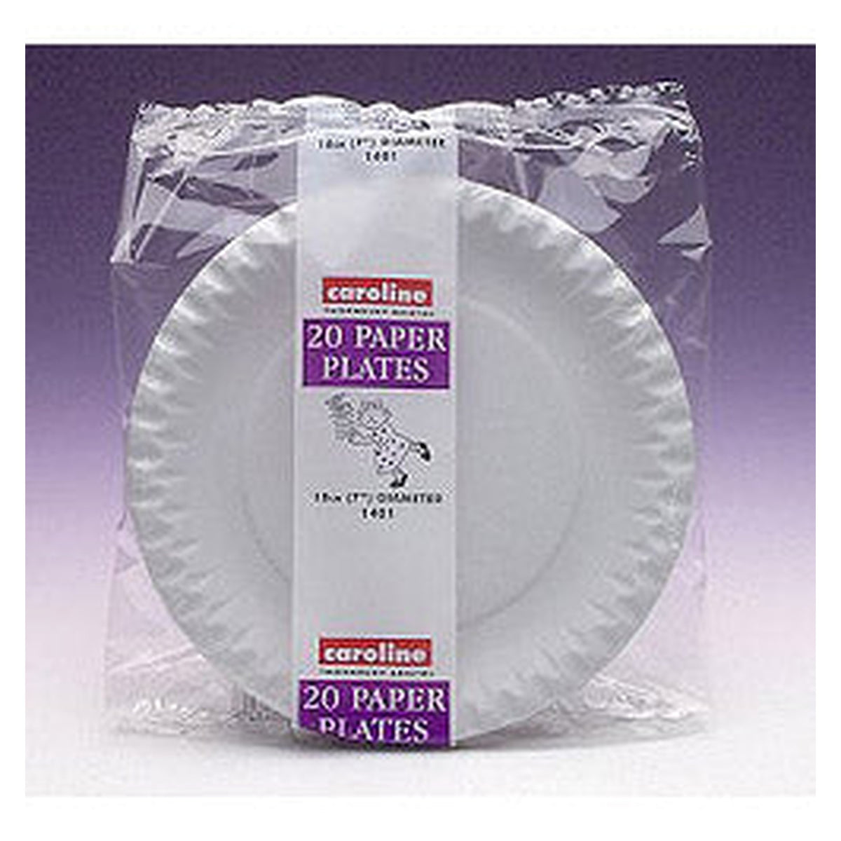 Caroline white paper plates 7 inch pack of 20