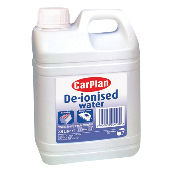 Carplan 2.5L de-ionised water bottle