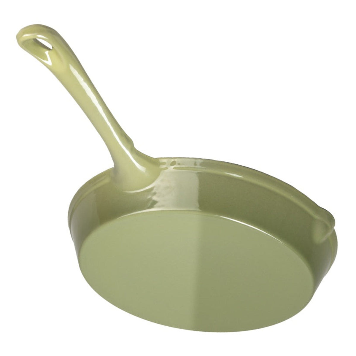 Cast Iron Sage Green Round Fry Pan - 23cm, view 5