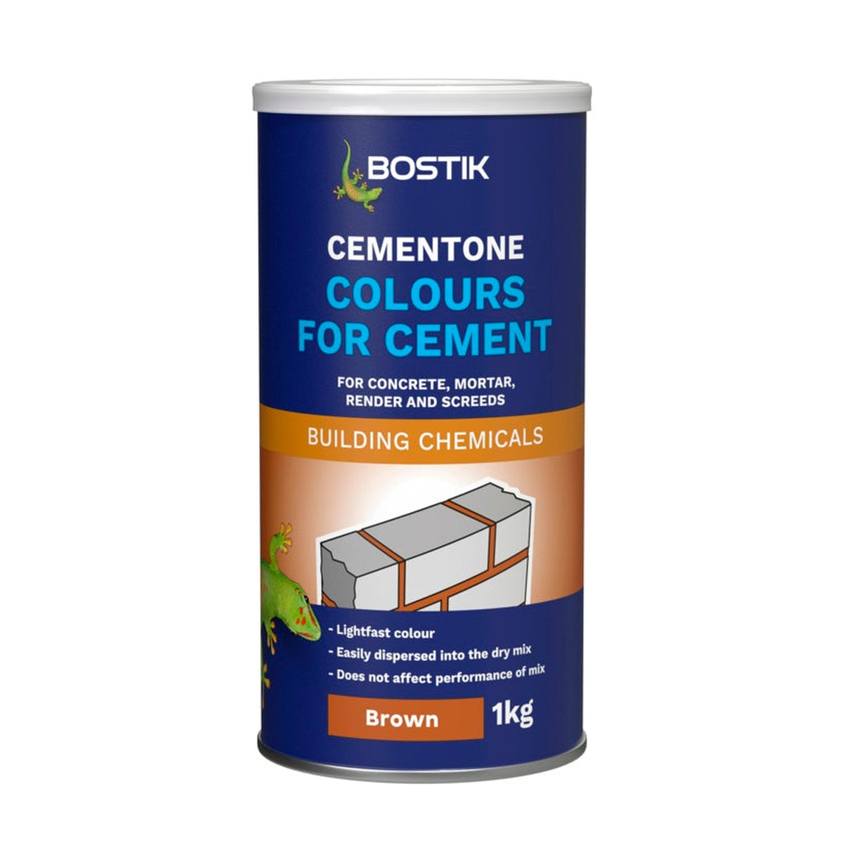 Cementone Bostik Colours for Cement Russet Brown 1kg