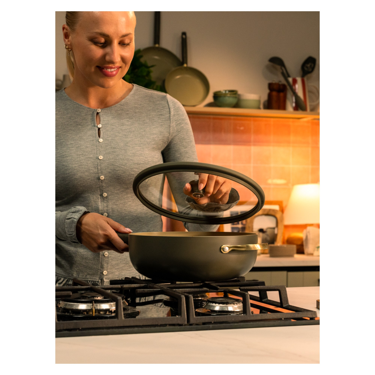 Ceramic Edition Multi Pan 26cm - Urban Olive, view 5
