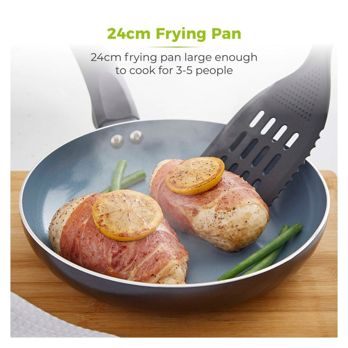 Cerasure Frying Pan - 24cm, view 2