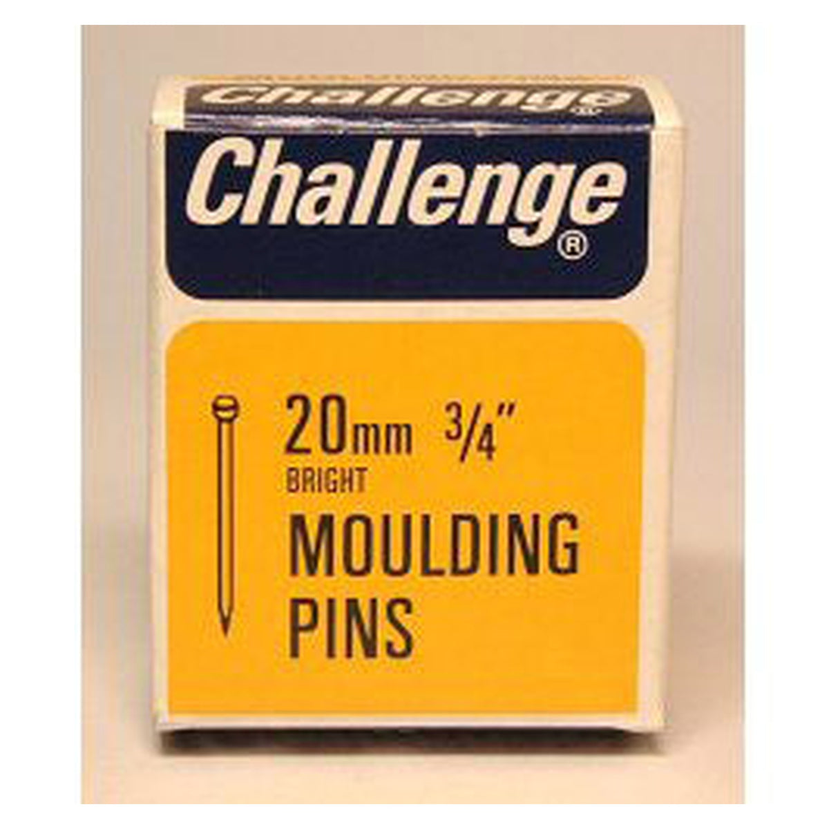 Challenge bright steel veneer pins 20mm box