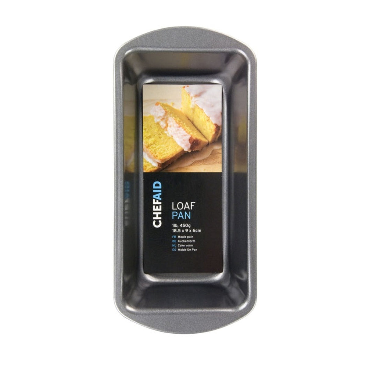 Chef Aid 1lb non-stick loaf pan, view 2