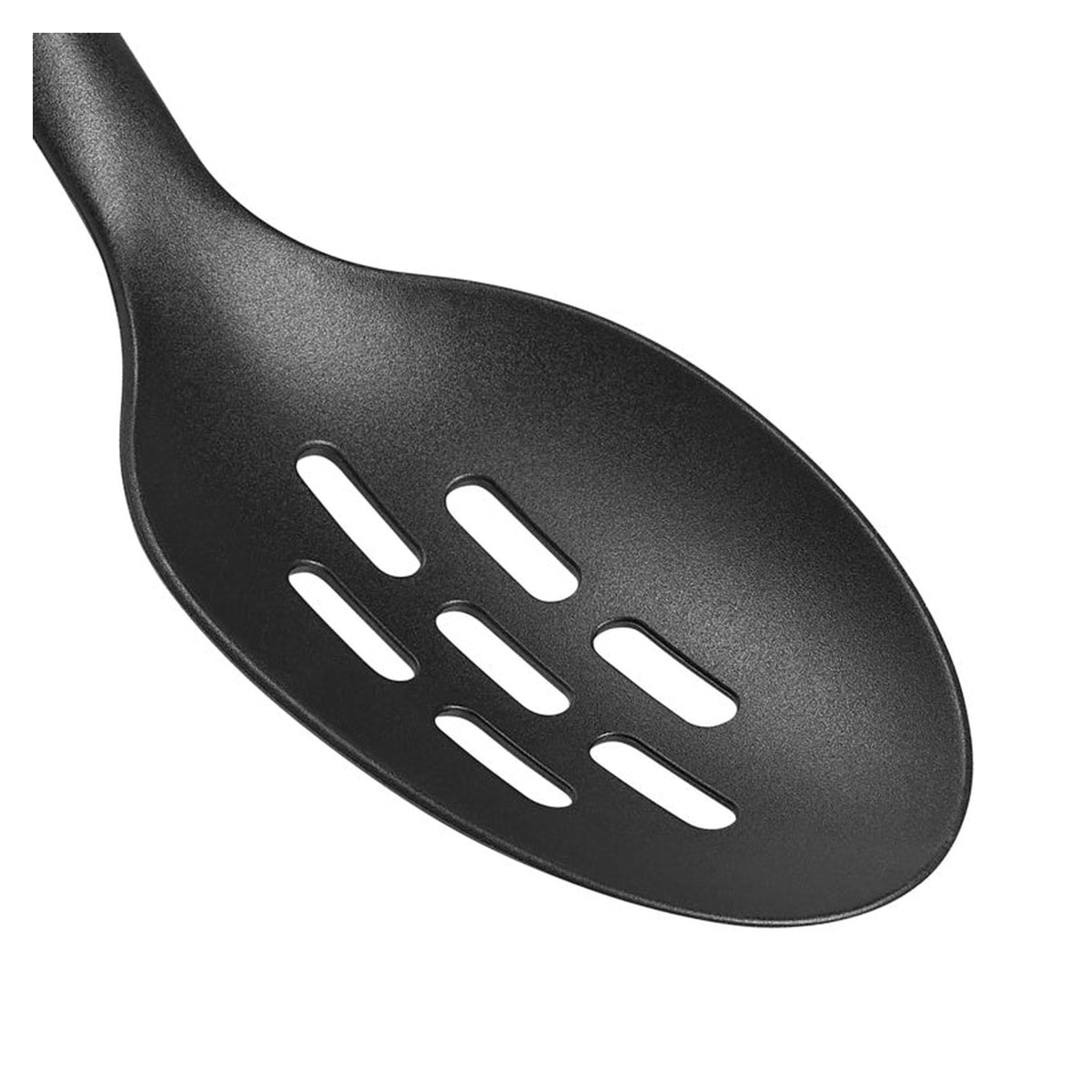 Chef Aid black nylon slotted spoon, view 4