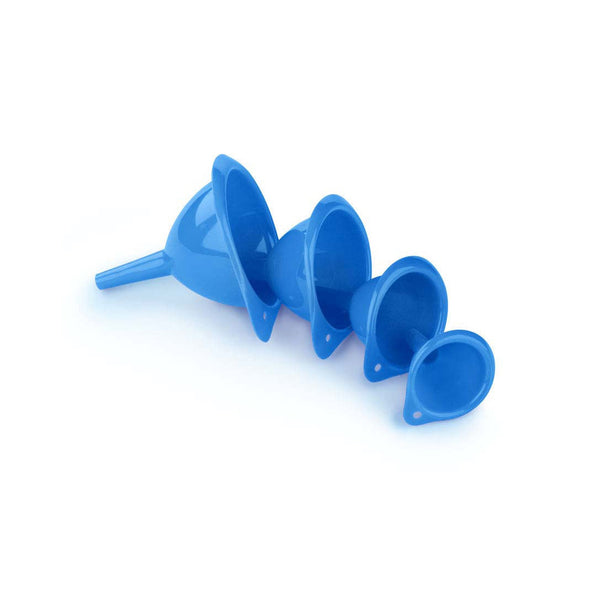 Chef Aid set of 4 funnels in assorted colours