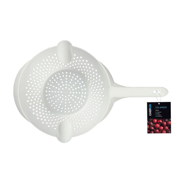 Chef Aid 23cm plastic colander with handle