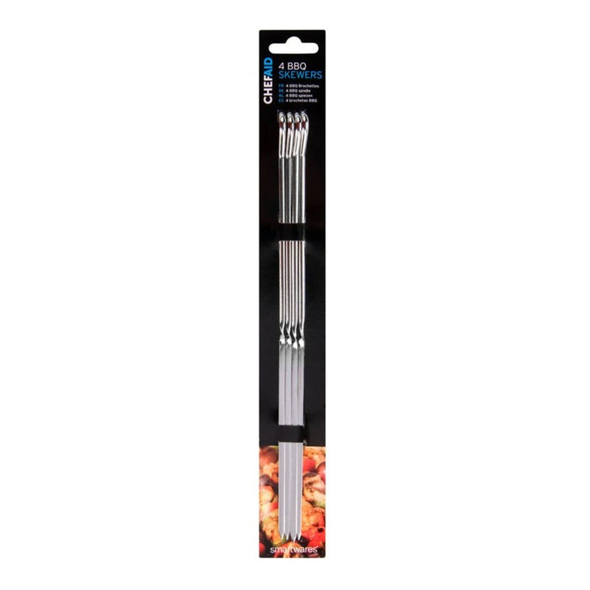 Set of 4 Chef Aid 25.5cm skewers