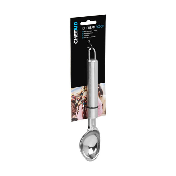 Chef Aid stainless steel ice cream scoop