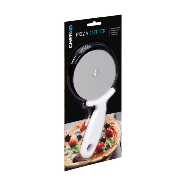 Chef Aid white stainless steel pizza cutter