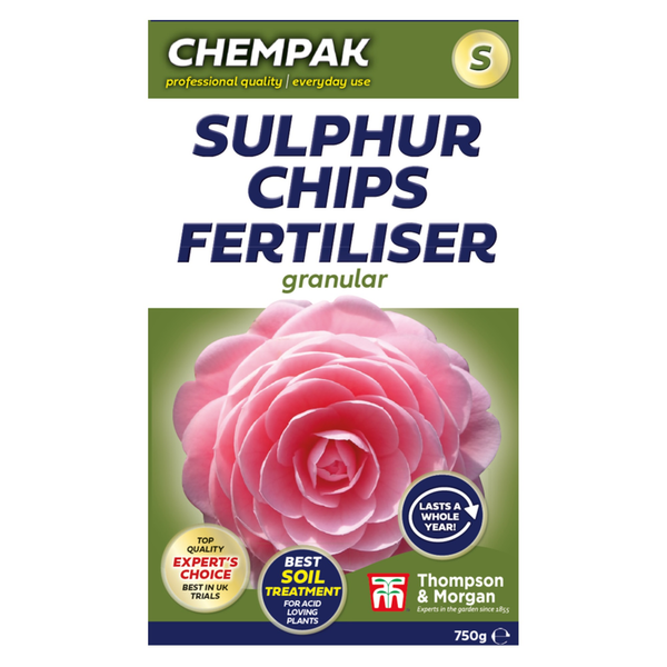 Chempak Sulphur 750g pack of soil acidifying granules
