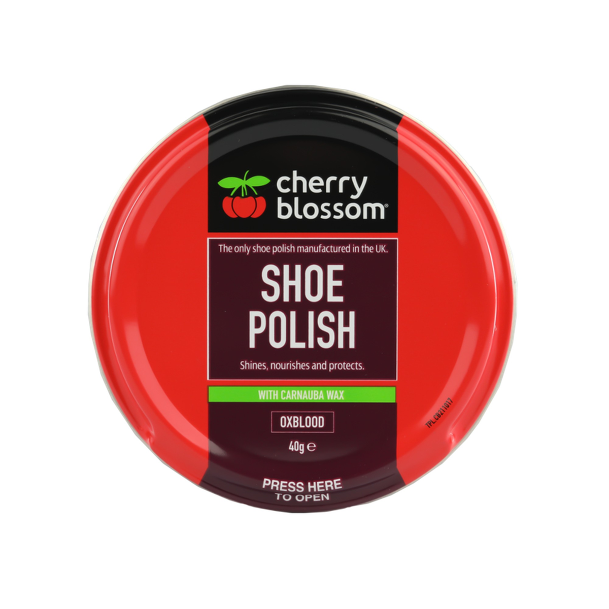 Cherry Blossom shoe polish Oxblood 40g