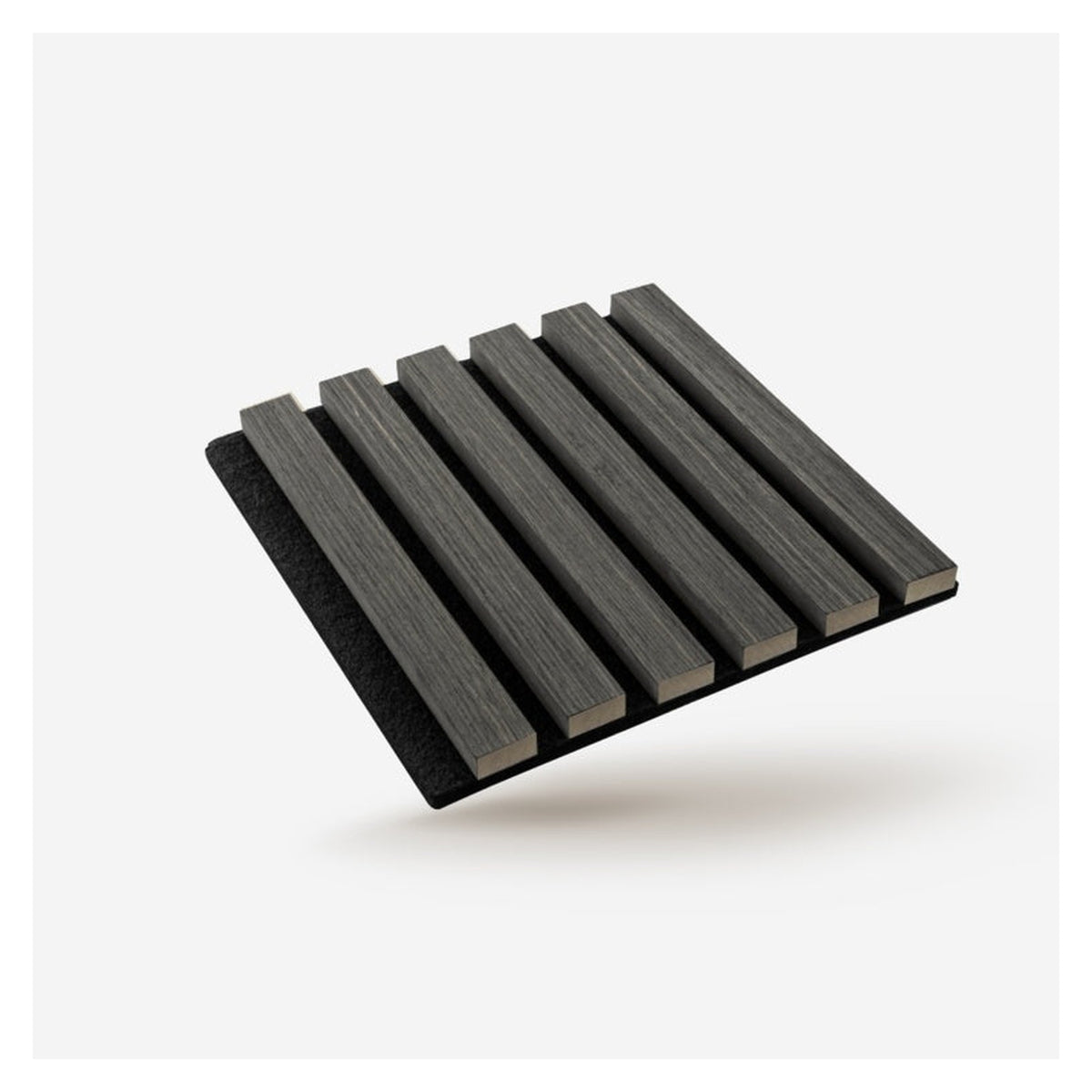 Cheshire Mouldings grey acoustic slat wall panel, view 3