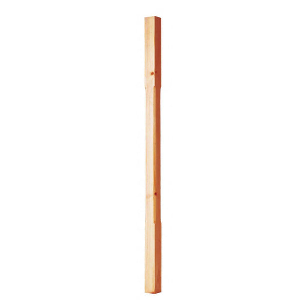 Cheshire Mouldings chamfered pine spindle, 32 x 895mm