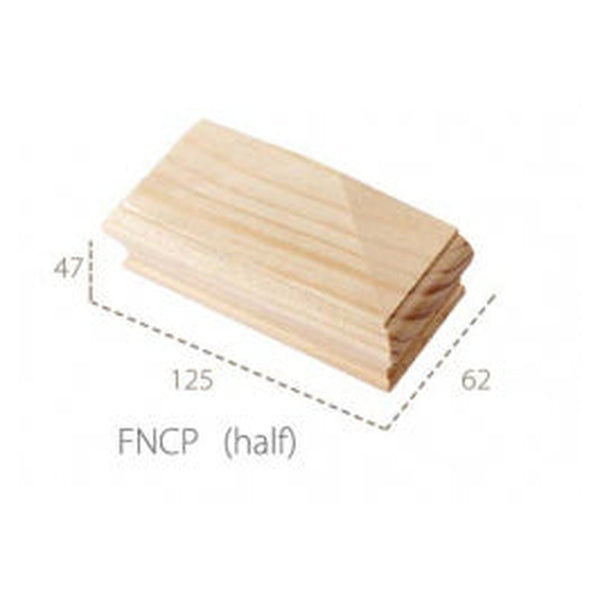 Cheshire Mouldings pine half pyramid newel cap