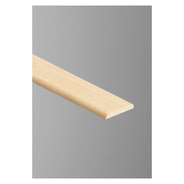 Cheshire Mouldings light hardwood D moulding 2.4m