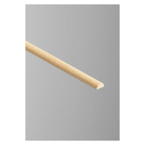 Cheshire Mouldings light hardwood half round 6 x 18mm, 2.4m
