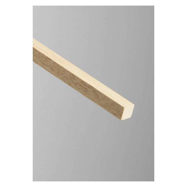 Cheshire Mouldings light hardwood PSE 12 x 12mm, 2.4m