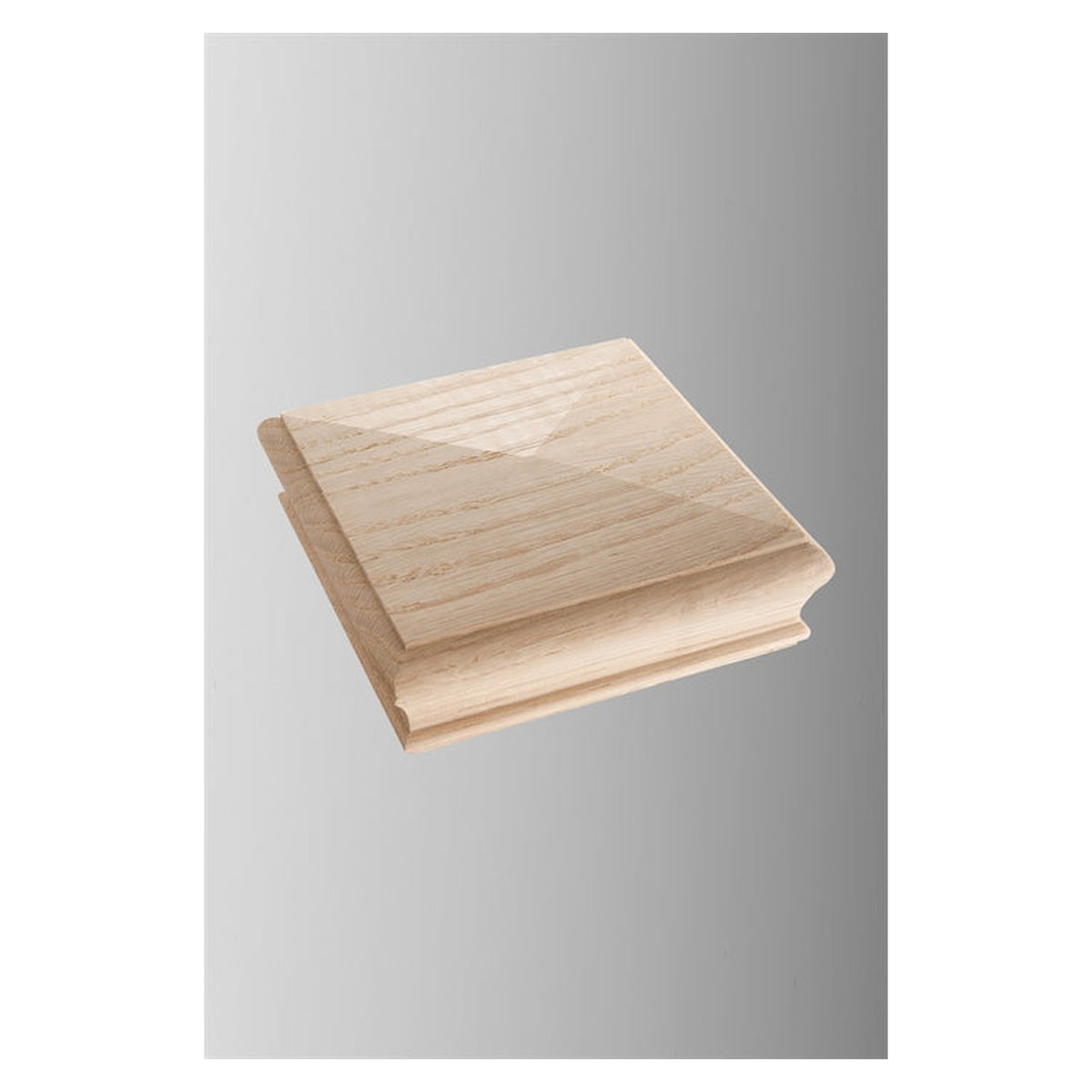 Cheshire Mouldings oak pyramid newel cap