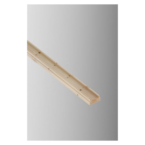 Cheshire Mouldings pine stair base rail, 2.4m