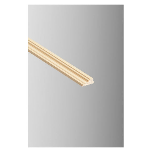 Cheshire Mouldings pine decorative cover mould 12 x 32mm