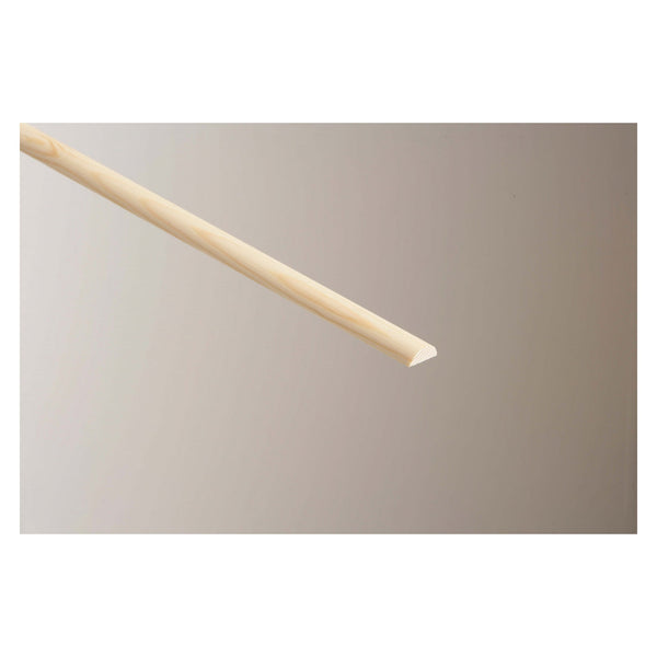 Cheshire Mouldings pine half round moulding 6 x 21mm