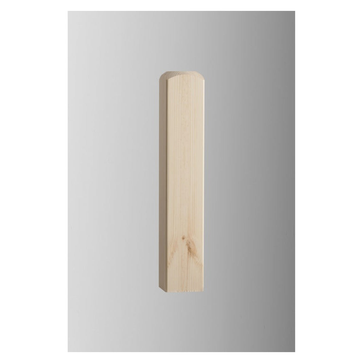 Cheshire Mouldings pine newel base 91 x 515mm