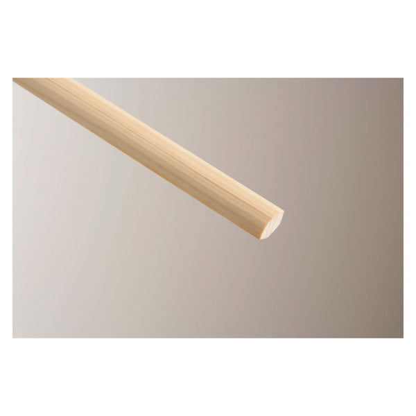 Cheshire Mouldings pine quadrant 18 x 18mm, 2.4m length