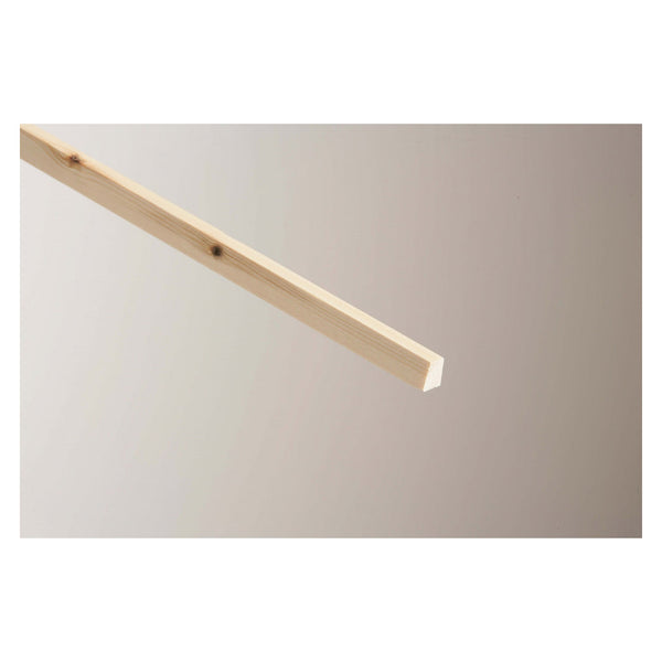 Cheshire Mouldings pine wedge moulding 12 x 15mm, 2.4m