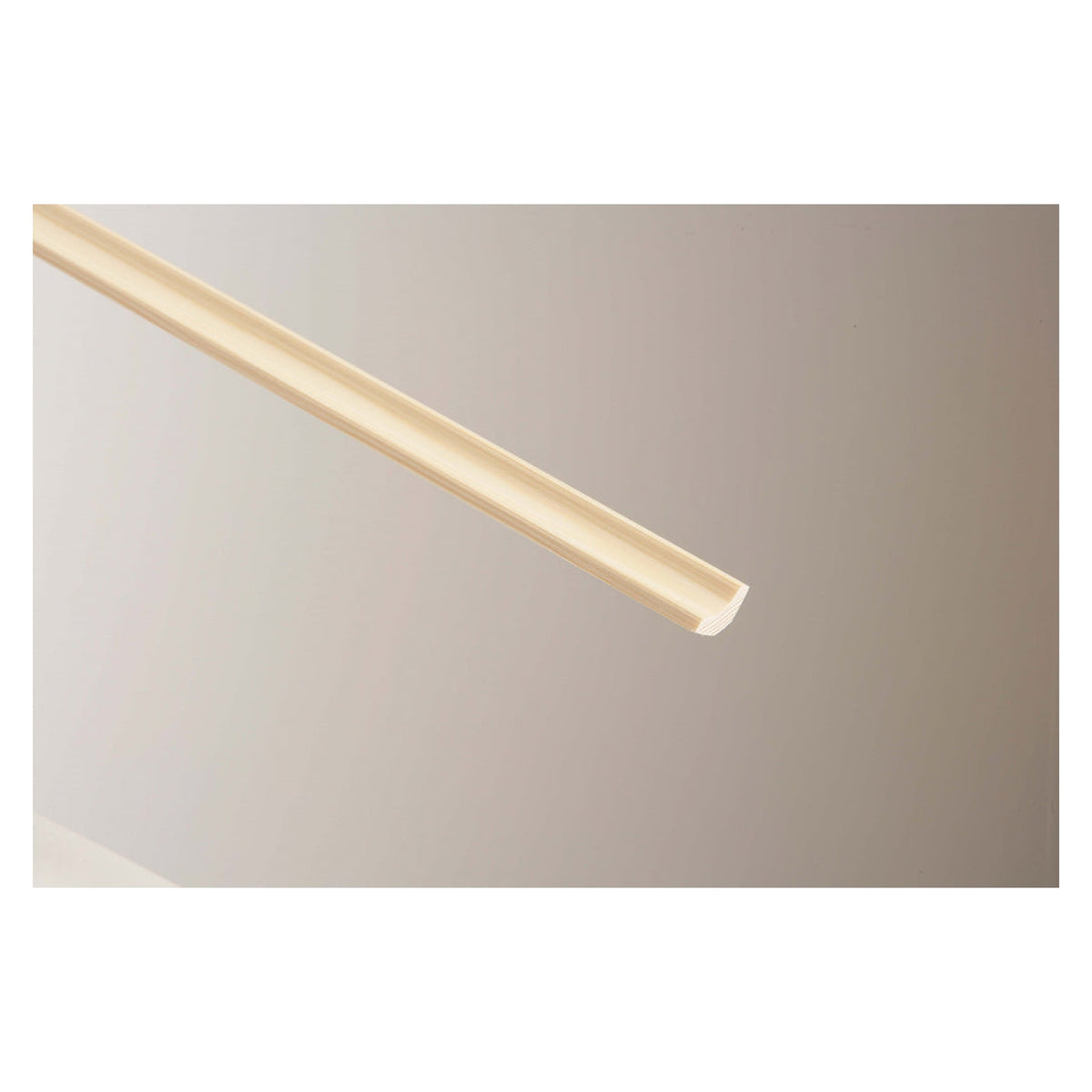 Cheshire Mouldings primed scotia moulding, 15 x 15mm x 2.4m
