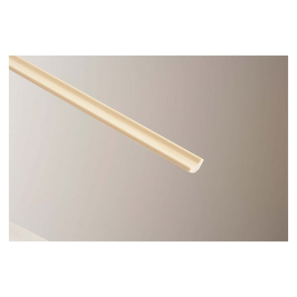 Cheshire Mouldings primed scotia moulding, 15 x 15mm x 2.4m
