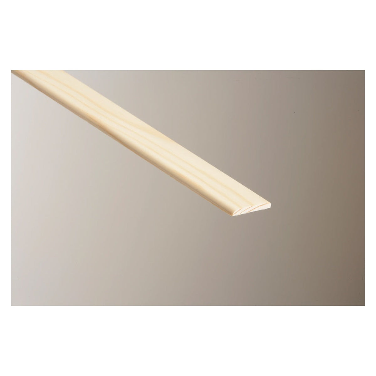 Cheshire Mouldings clear pine D mould 18 x 6mm