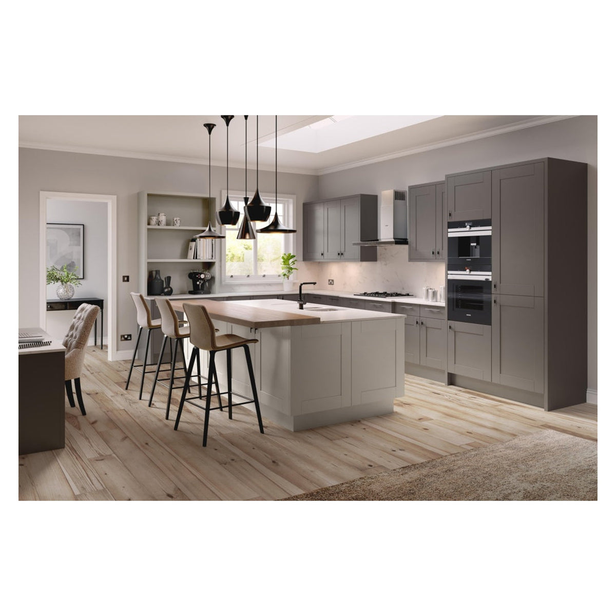Chippendale Nouveau kitchen 8 piece straight layout