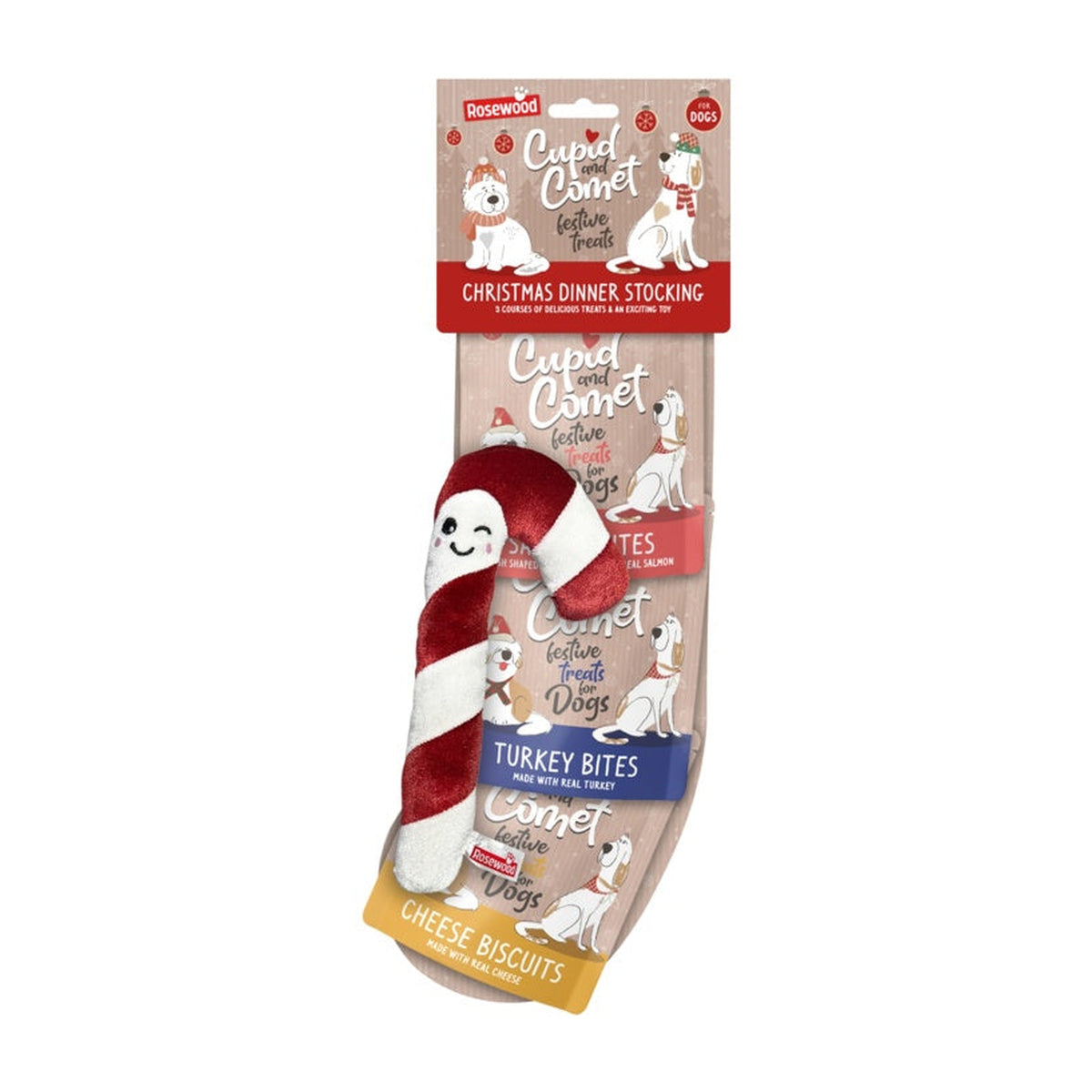 Christmas Dinner Dog Stocking