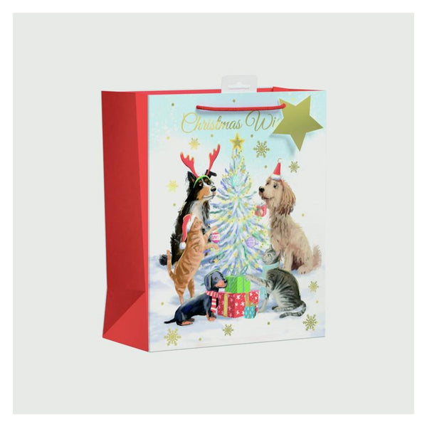 Christmas Pets Gift Bag - Large