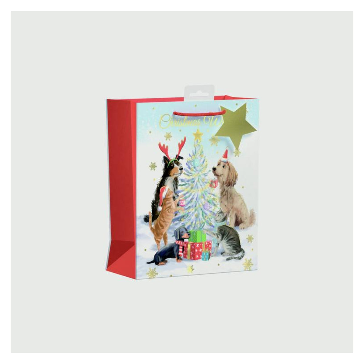 Christmas Pets Gift Bag - Medium