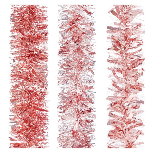 Chunky Tinsel 10cmx10m - Pink Mix