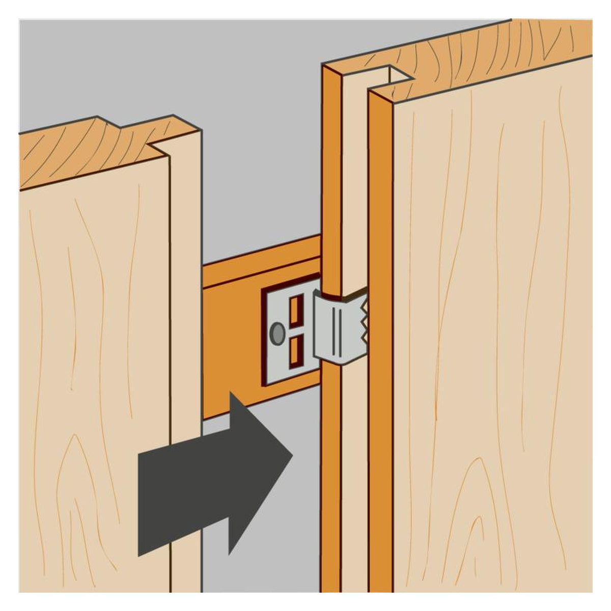 Cladding Clip 2mm - Pack 100, view 2