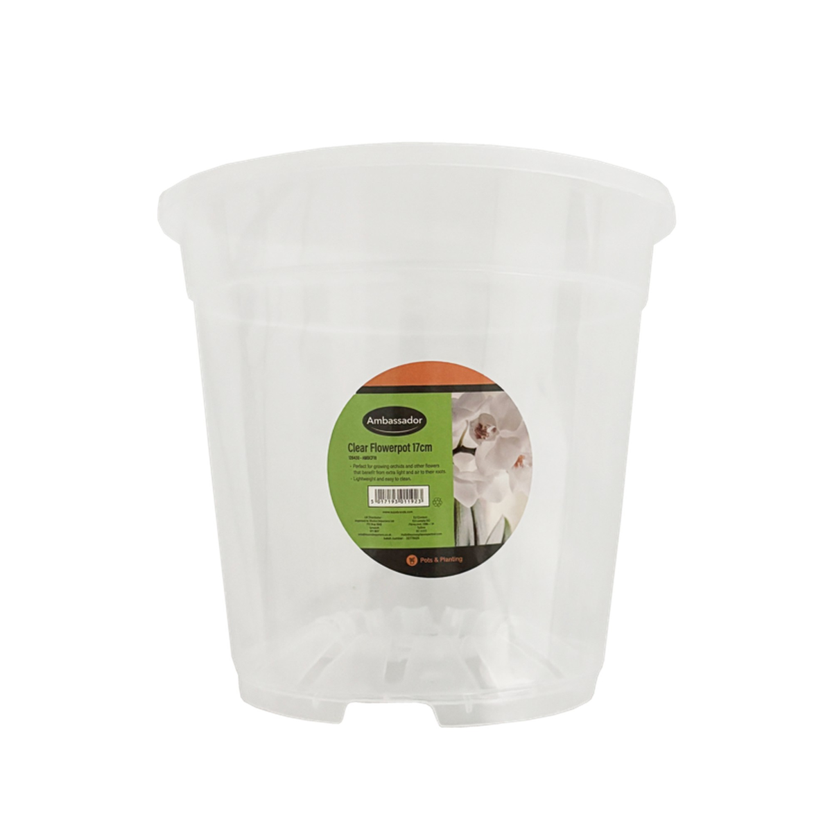 Clear Flowerpot - 17cm