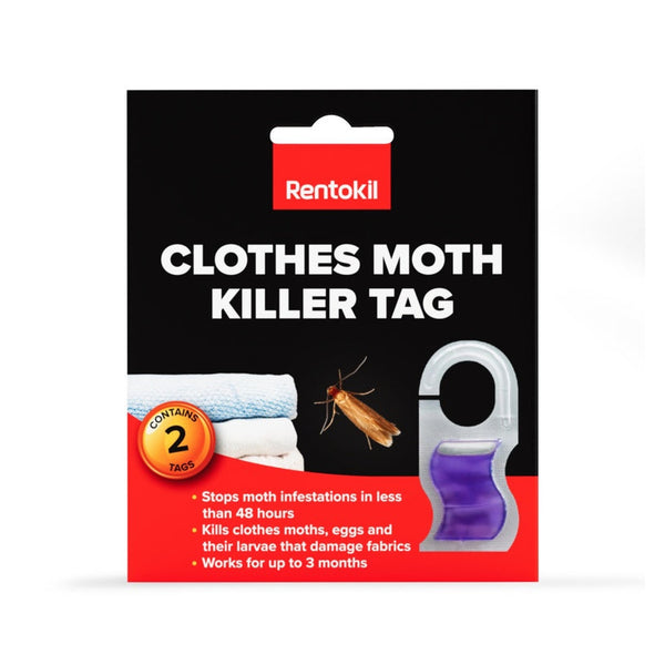 Clothes Moth Killer Tag - Twin Pack
