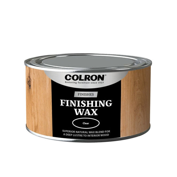 Colron clear finishing wax 325g tin