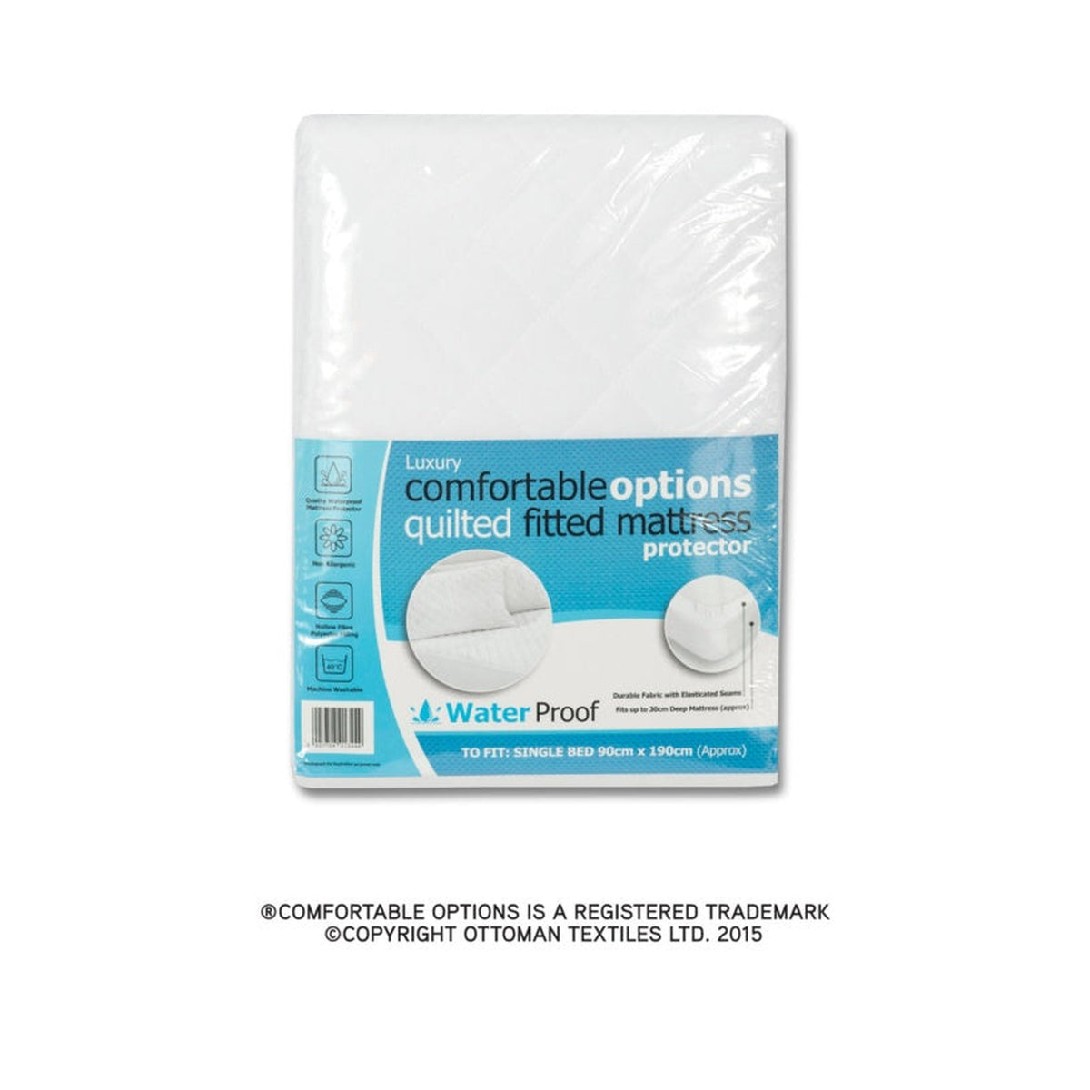 Comfortable Options single waterproof mattress protector