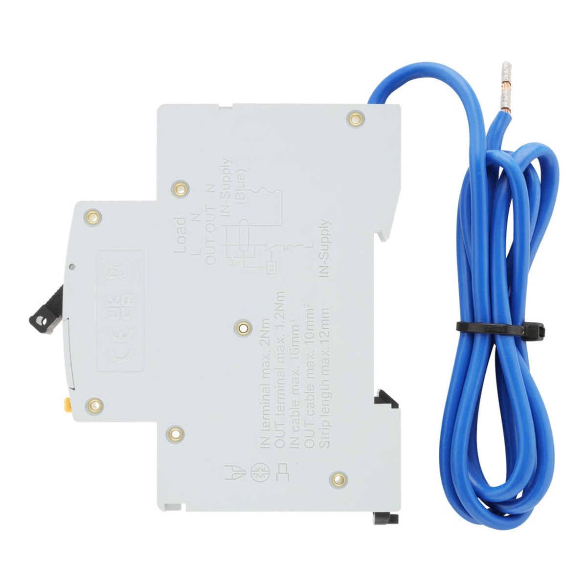 Compact RCBO Type 1 B Curve 16a, view 3