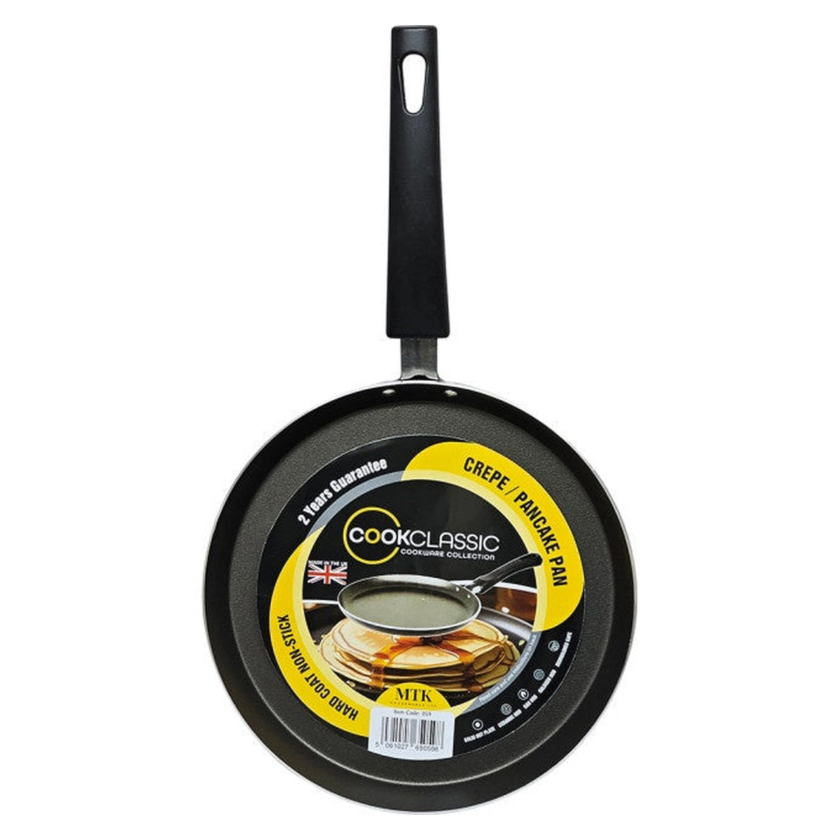 CookClassic 24cm non stick crepe and pancake pan, view 2