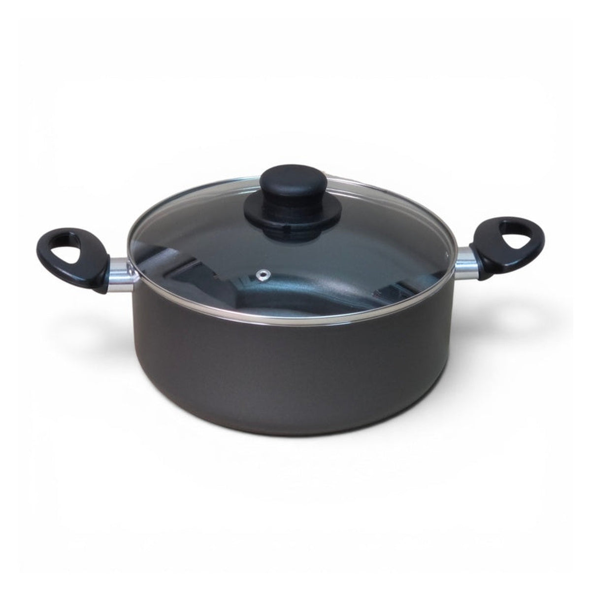 CookSupreme 24cm non stick casserole pot with glass lid