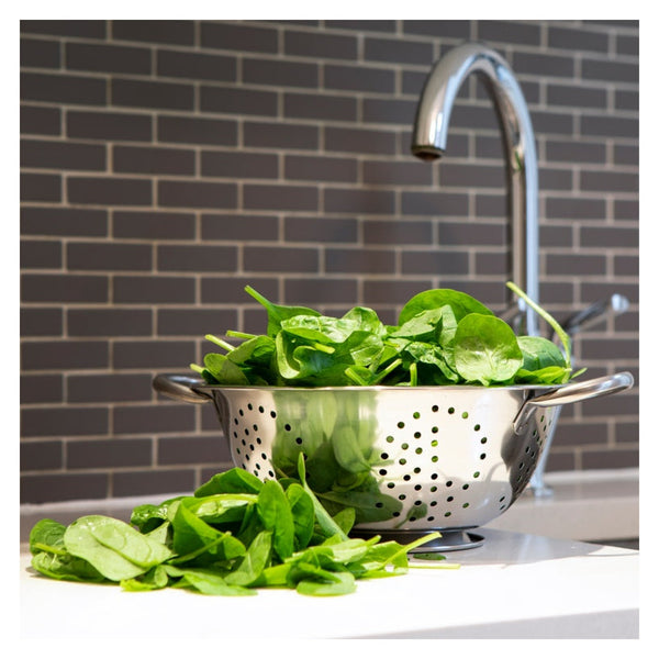 CookSupreme 23cm stainless steel colander with side handles